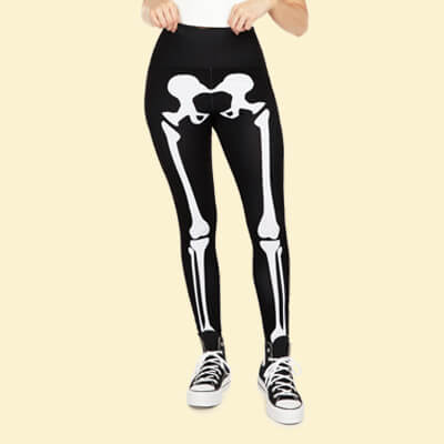 HSMQHJWE Skeleton Leggings For Women Winter Cute Clothes For Women