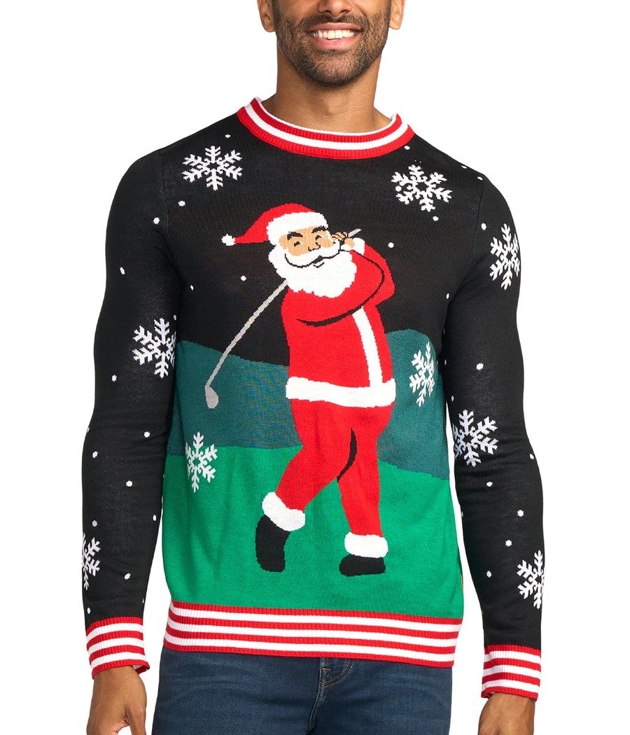 Santa sale golf sweater