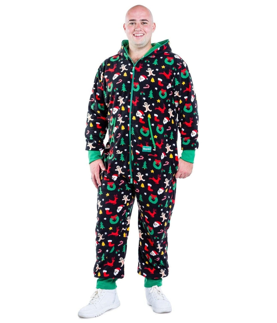 Big and tall on sale christmas pajamas onesie