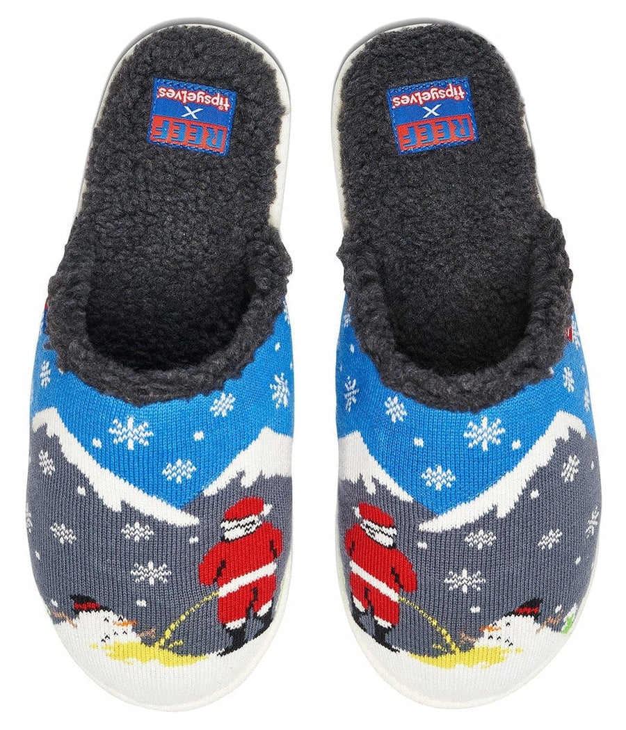 Men's Melting Snowman Reef Slippers