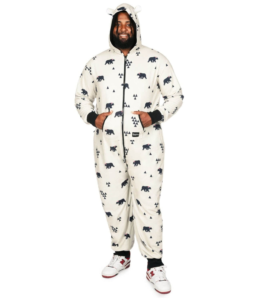 Men s Beary Christmas Big and Tall Jumpsuit