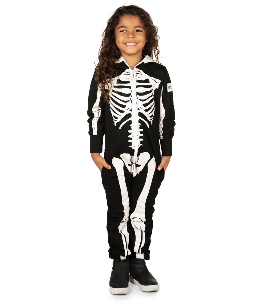 Kids Size 3-4T offers Halloween Skeleton Jumpsuit (NEW)