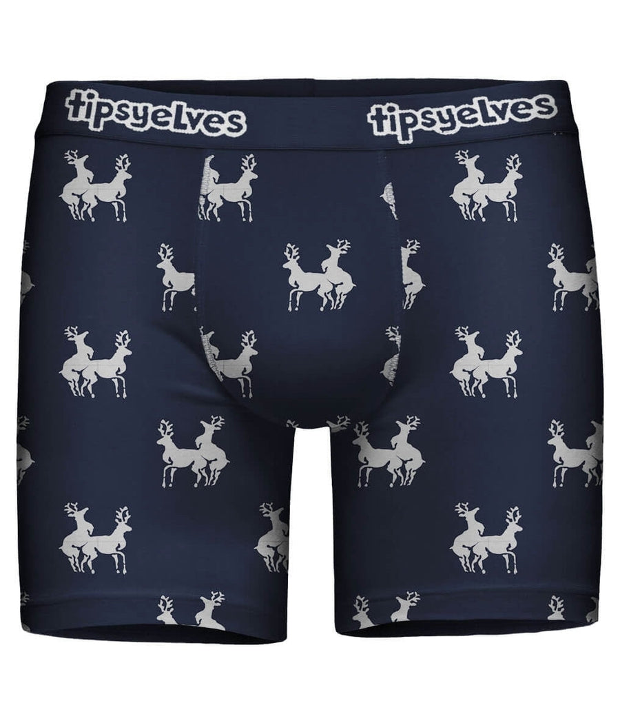 Navy Nookie Boxer Briefs: Men's Christmas Outfits