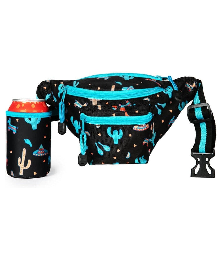 Midnight Fiesta Fanny Pack With Drink Holder 