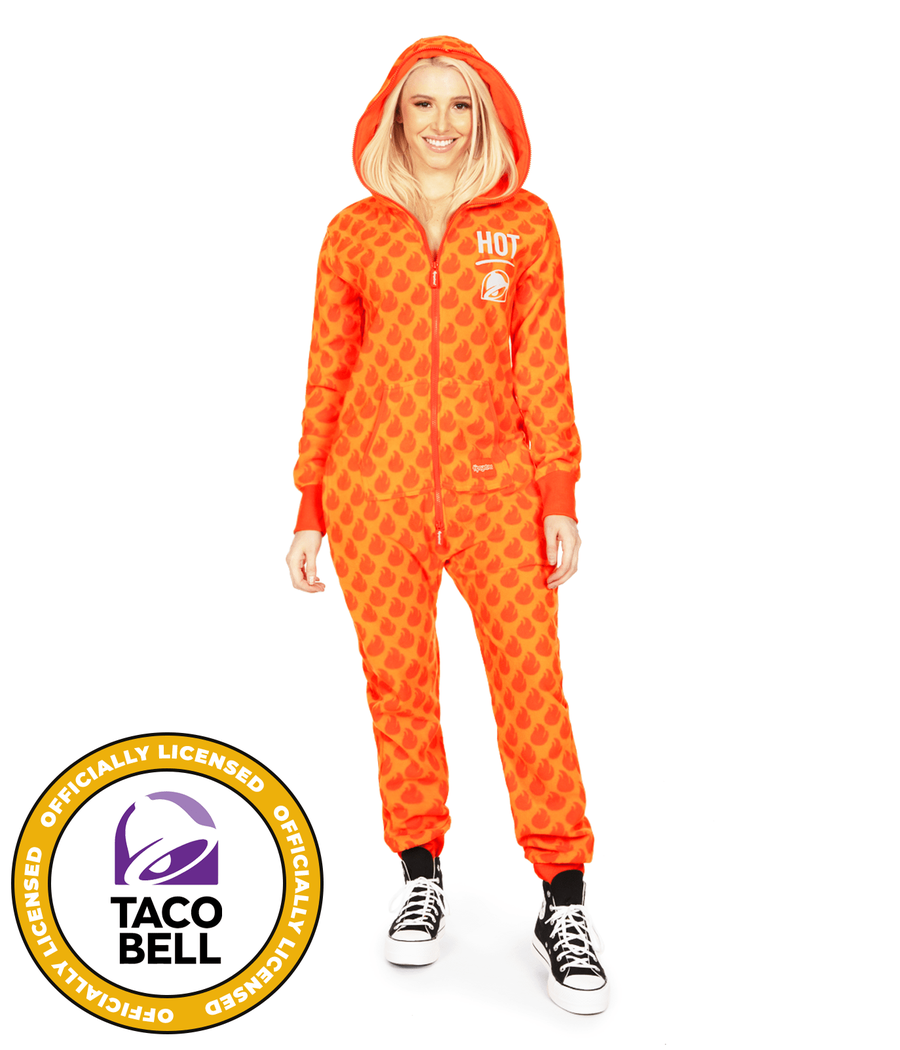 Taco Bell Hot Sauce Womens Jumpsuit Tipsy Elves