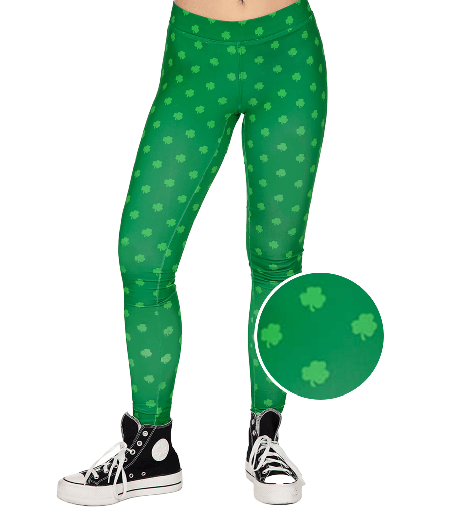 Lucky Charmer High Waisted Leggings: Women's St. Paddy's Outfits | Tipsy  Elves