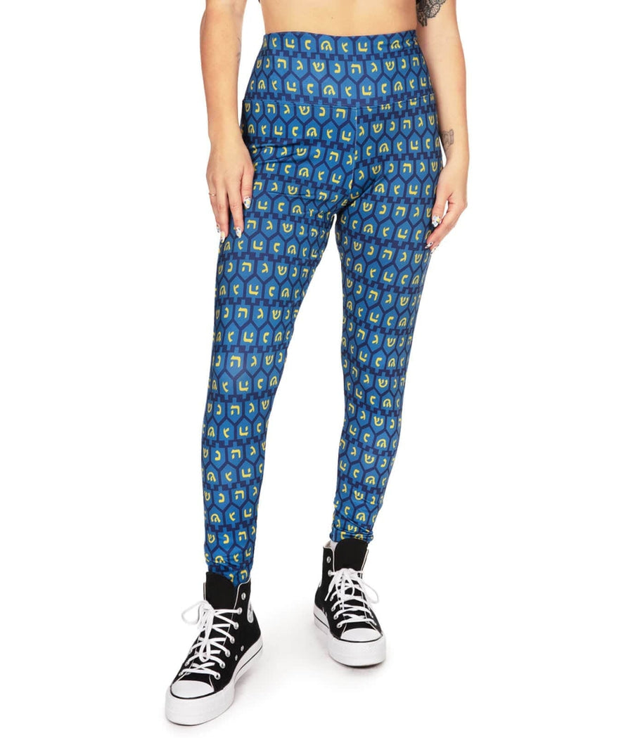 Women's Dreidel Leggings | Tipsy Elves