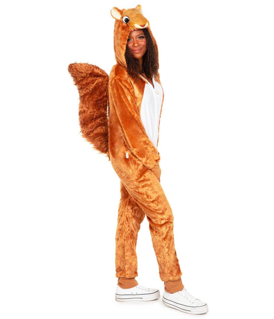  Lifeye Unisex Squirrel Pajamas Adult Animal Cosplay Costume  (X-Small, Brown) : Clothing, Shoes & Jewelry