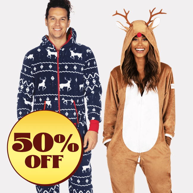 Shop These Bestselling Holiday Onesies From Tipsy Elves