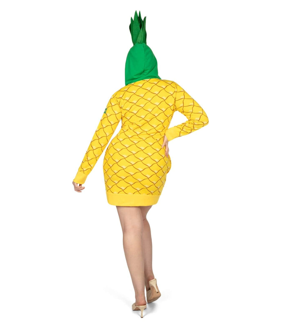 Yellow and green pineapple mascot, exotic fruit Sizes L (175-180CM)