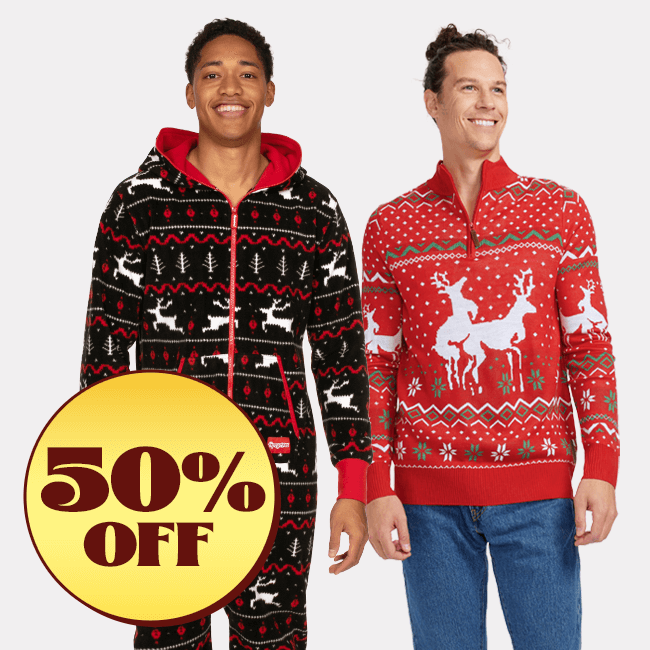 Shop These Bestselling Holiday Onesies From Tipsy Elves