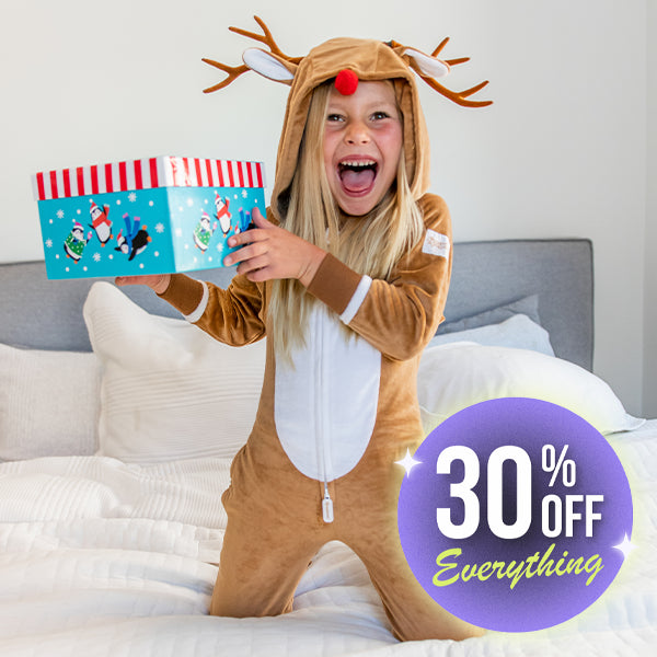 shop christmas jumpsuits - girl's rudolph jumpsuit