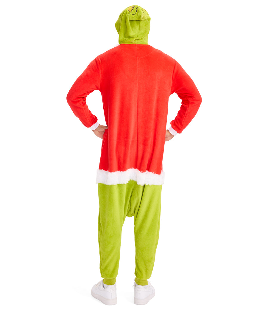 Men's Santa Grinch Jumpsuit Image 2