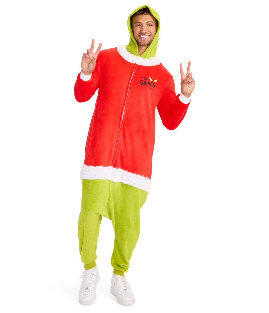 Men's Santa Grinch Jumpsuit