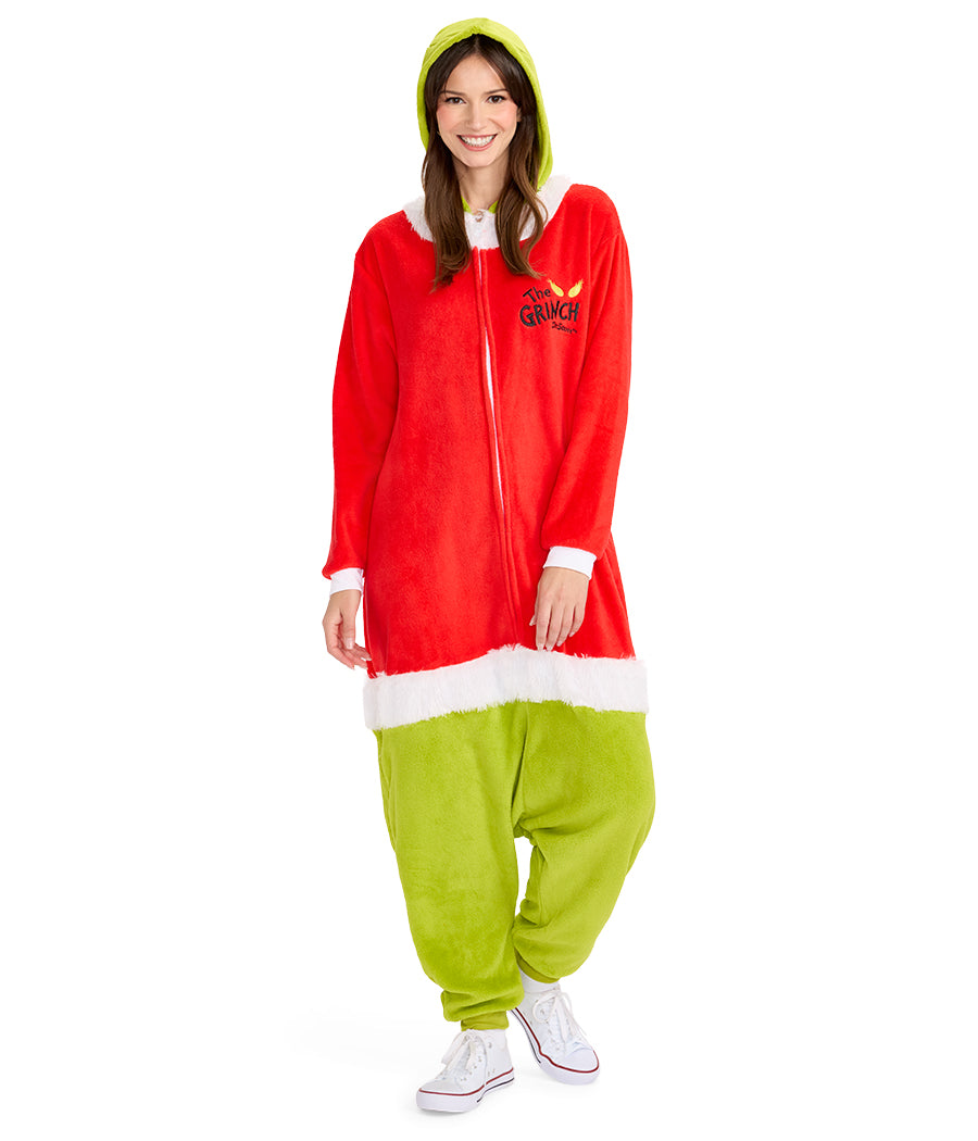 Women's Santa Grinch Jumpsuit