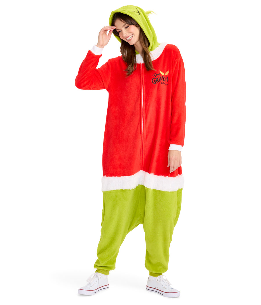 Women's Santa Grinch Jumpsuit