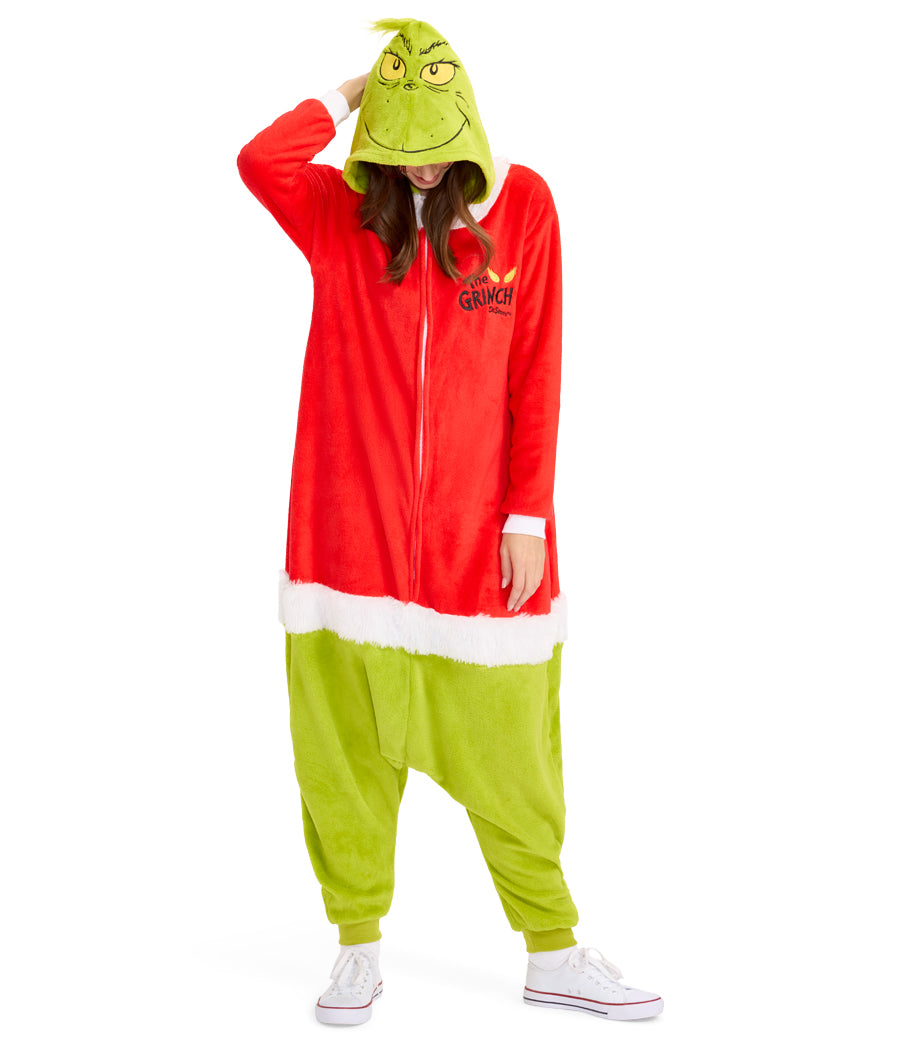 Women's Santa Grinch Jumpsuit