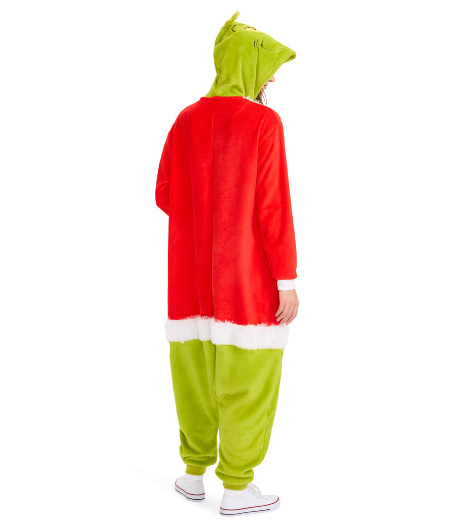 Women's Santa Grinch Jumpsuit Image 2