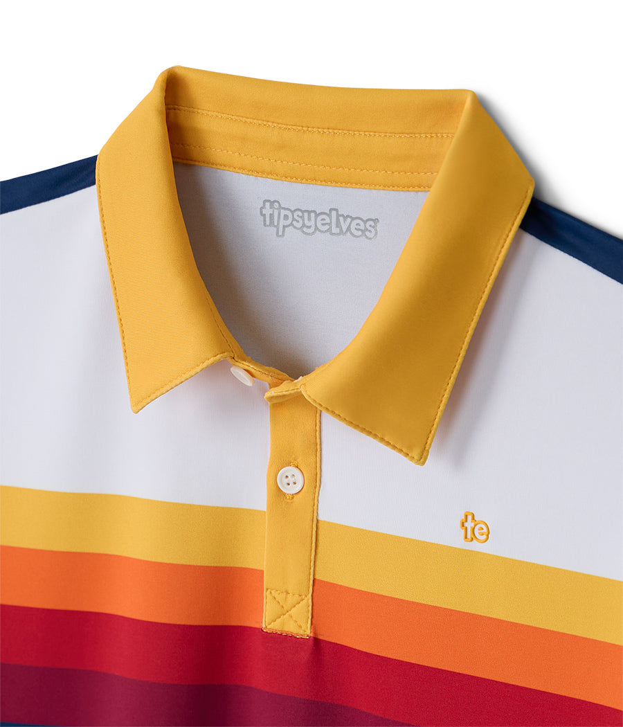 Toddler Boy's Slice of Sunset Golf Polo