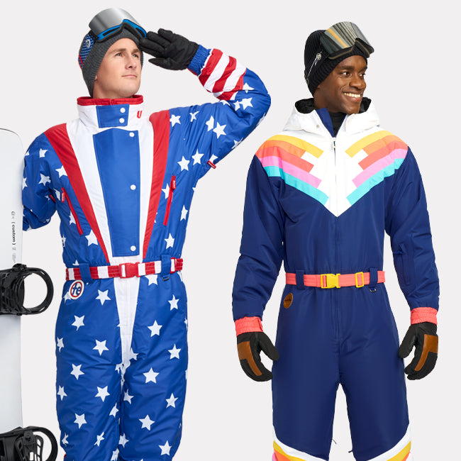 shop ski & snow suits - men's americana snow suit and men's santa fe shredder snow suit