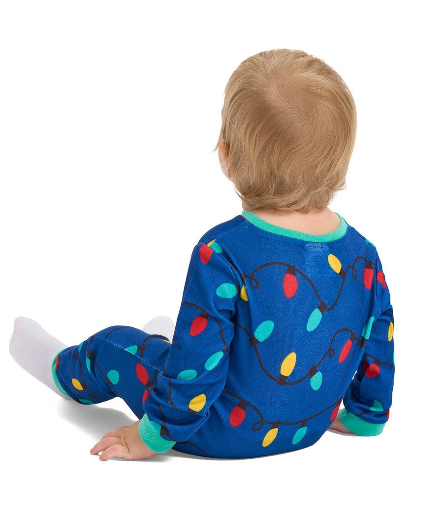 Christmas light baby store pajamas