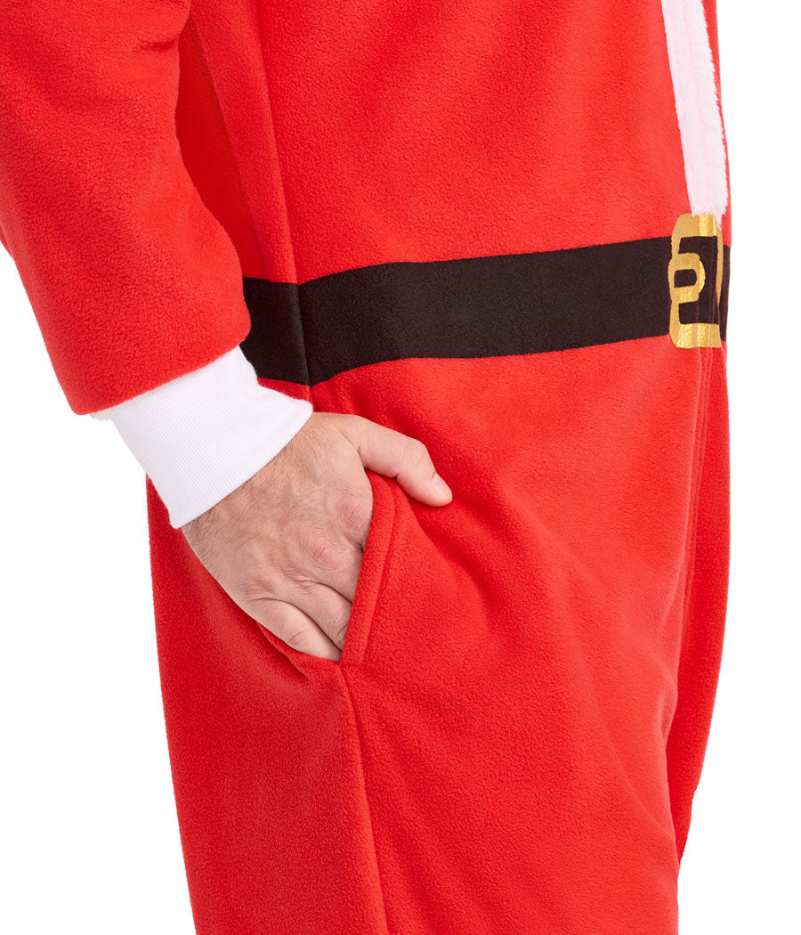 Men's Santa Jumpsuit With Fur