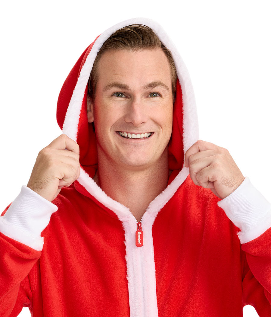 Men's Santa Jumpsuit With Fur