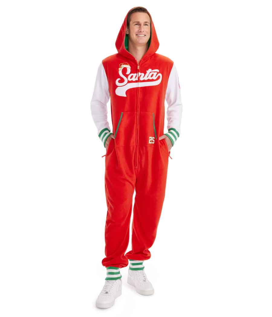 Men's Sporty Santa Jumpsuit