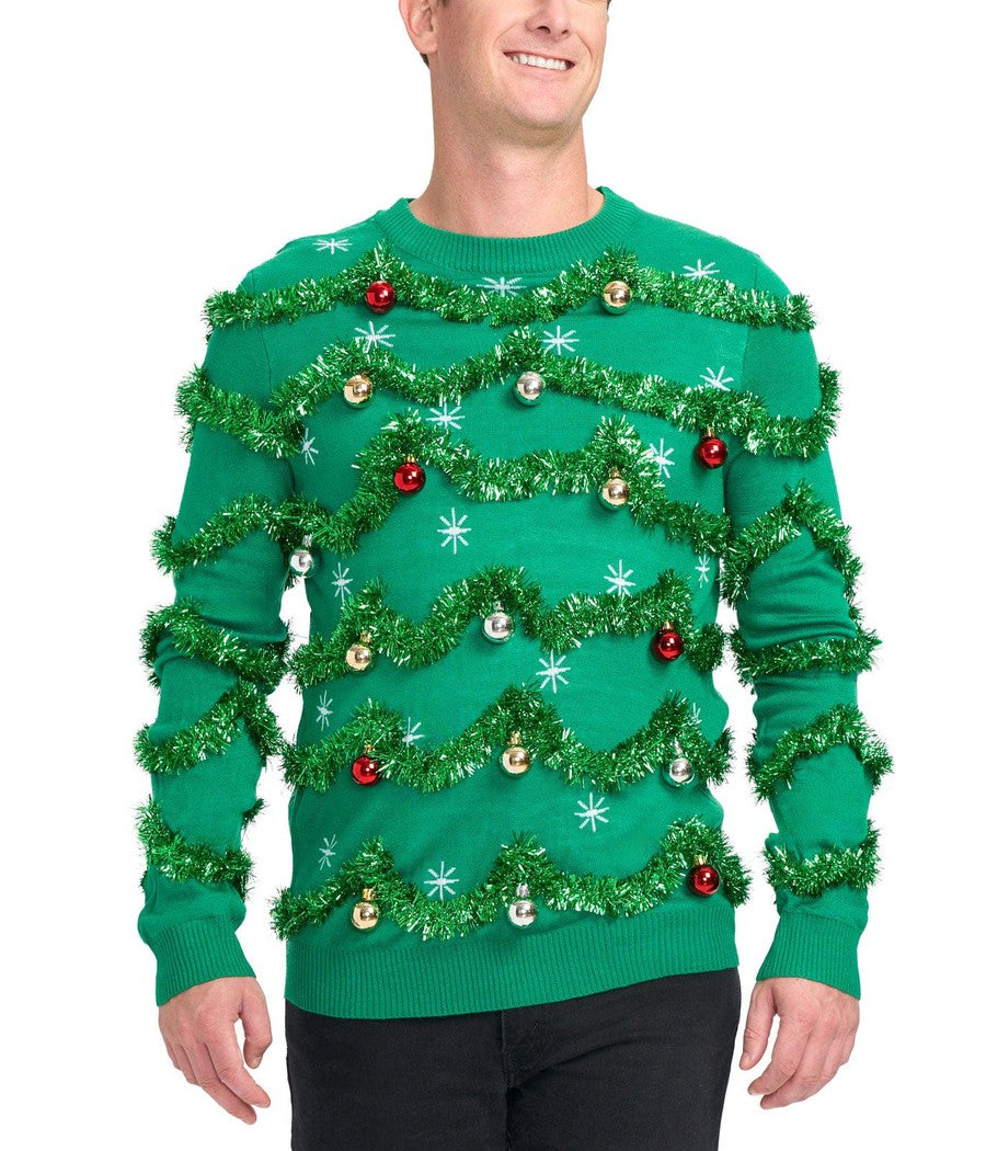  SUWBMHWE Mens Ugly Sweater Mens Christmas Long Sleeve