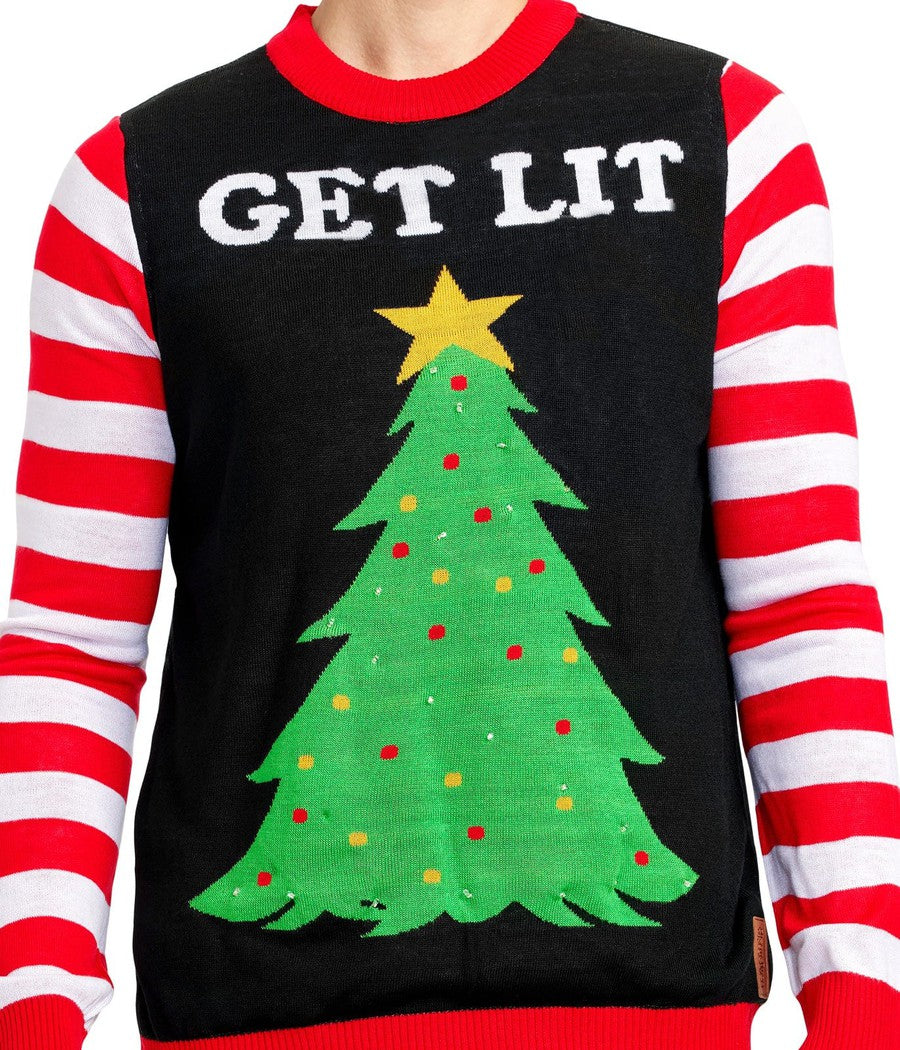 Get lit holiday sweater best sale