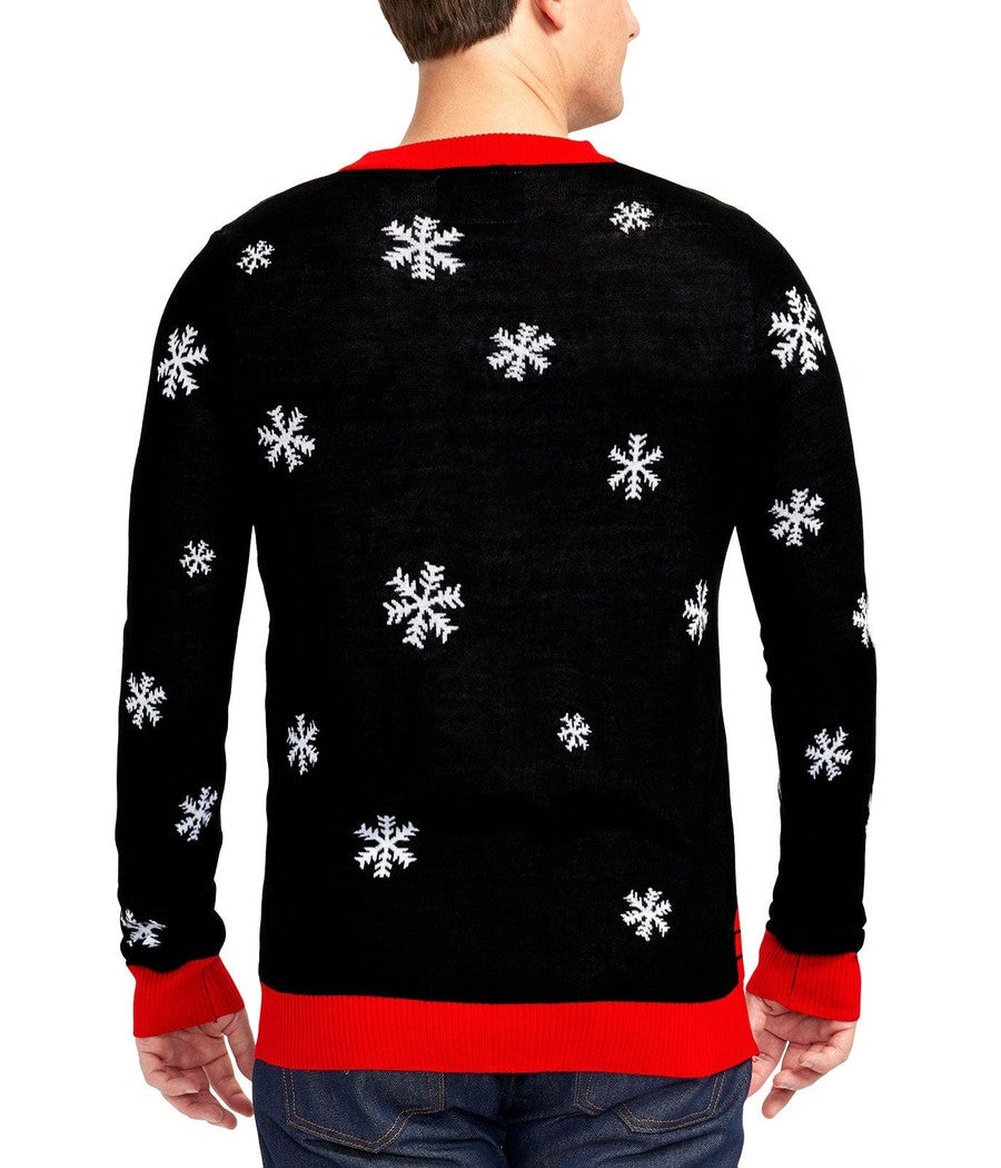 Men's Leaky Roof Light Up Ugly Christmas Sweater Image 3