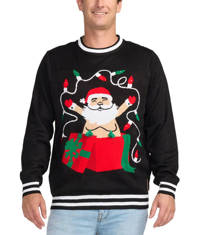 LA Dodgers Ugly Christmas Sweater Mens Medium Lighted Home Run