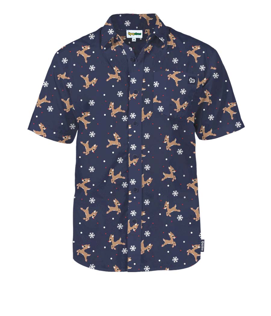 Men's Rudolph Button Down Shirt