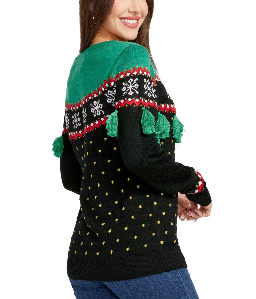 Merry christmas sweater with tassels hotsell