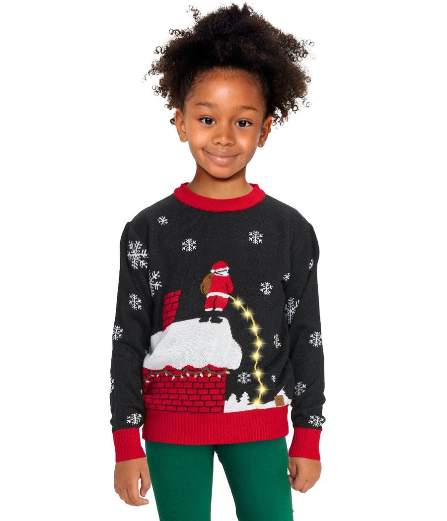 Leaky Roof Ugly Christmas Sweater: Girls Christmas Outfits | Tipsy Elves