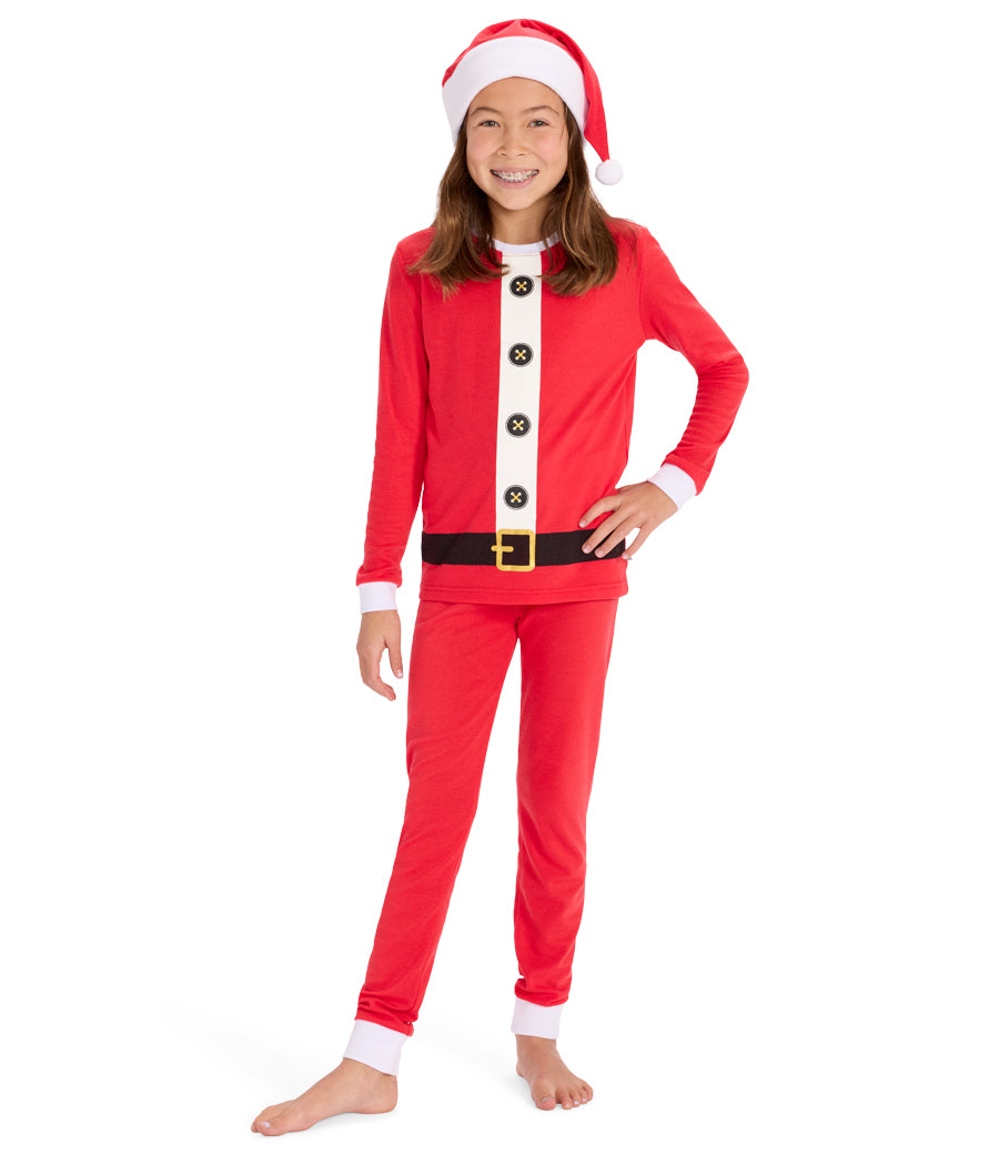 Girl's Santa Pajama Set