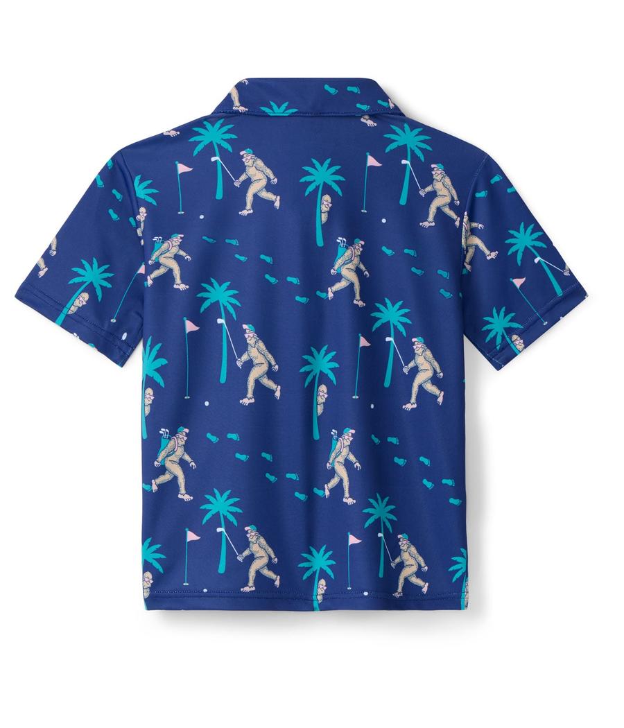 Toddler Boy's Bigfoot Bogey Golf Polo Image 2