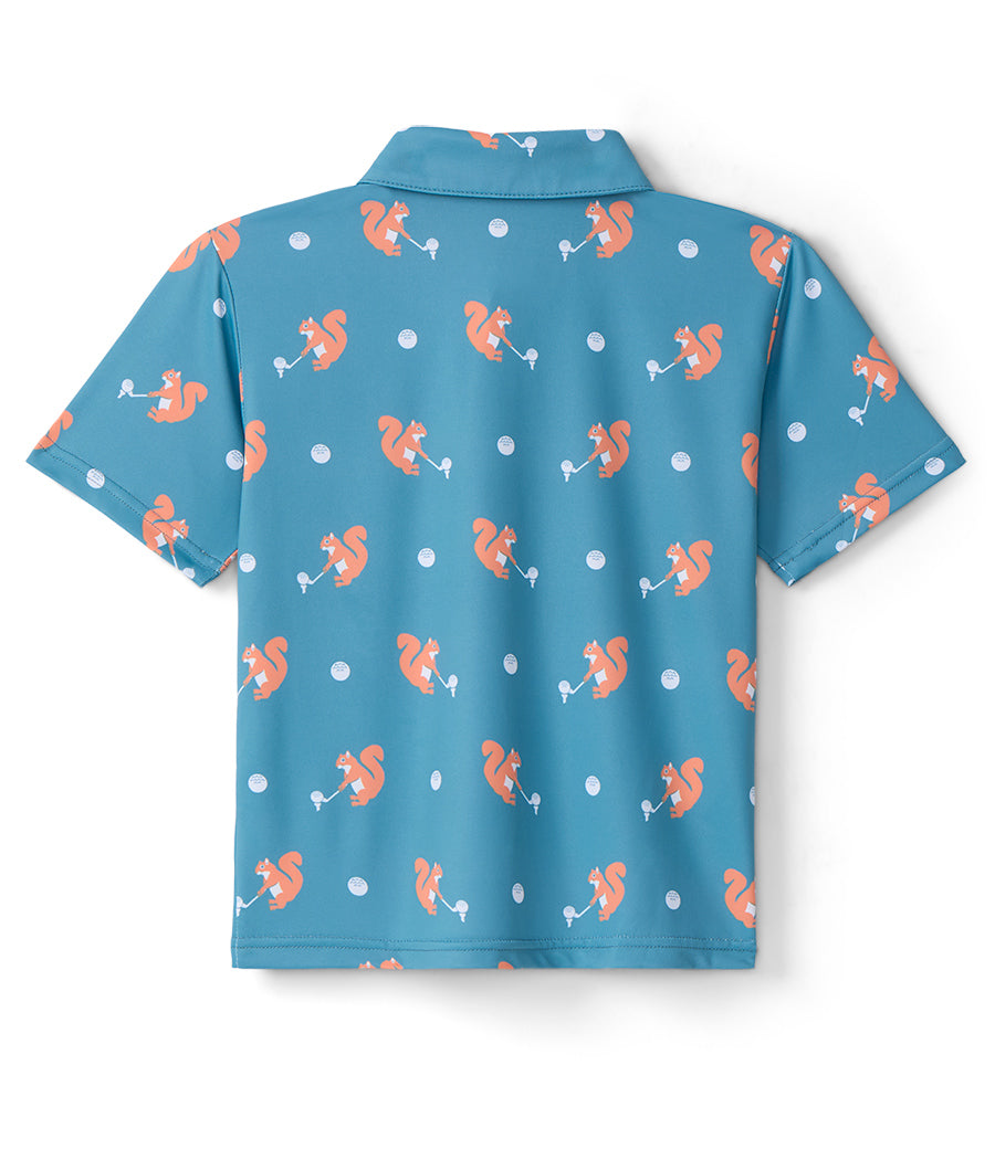 Toddler Girl's Squirrel! Golf Polo Image 2