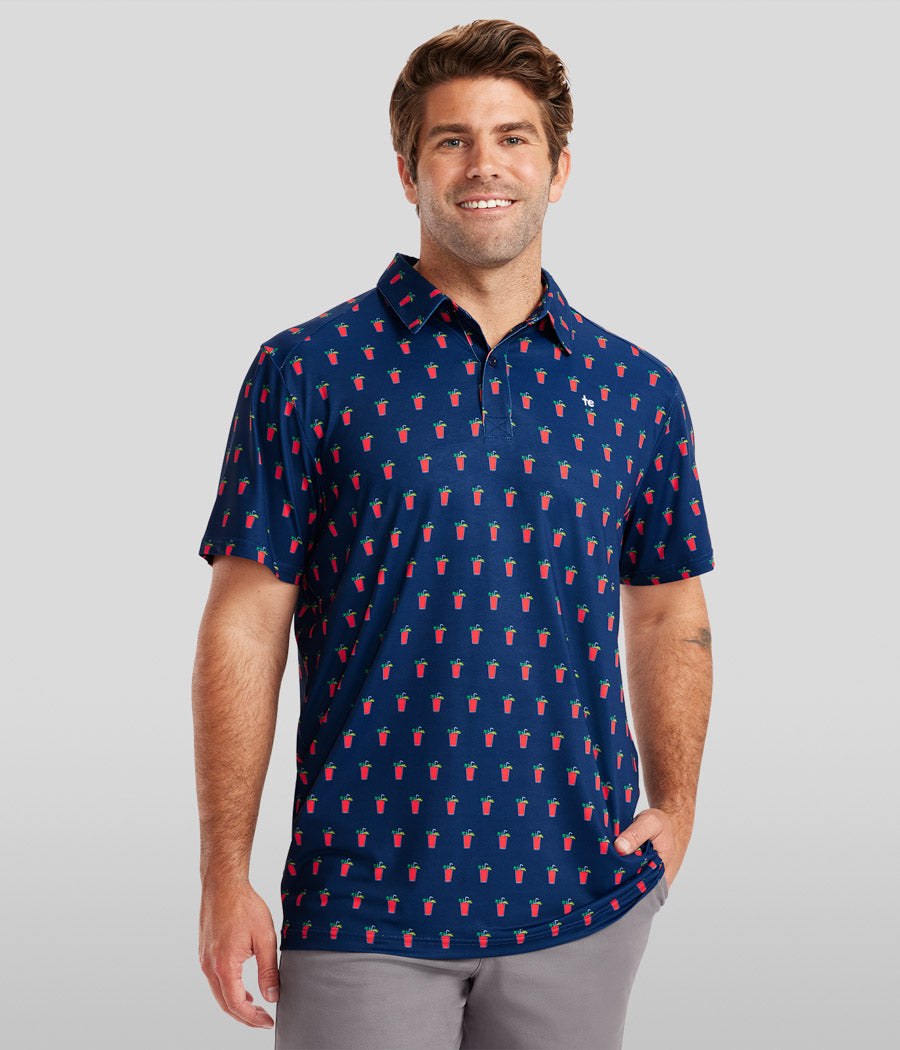 Men's Bloody Mary Disc Golf Polo Image 2