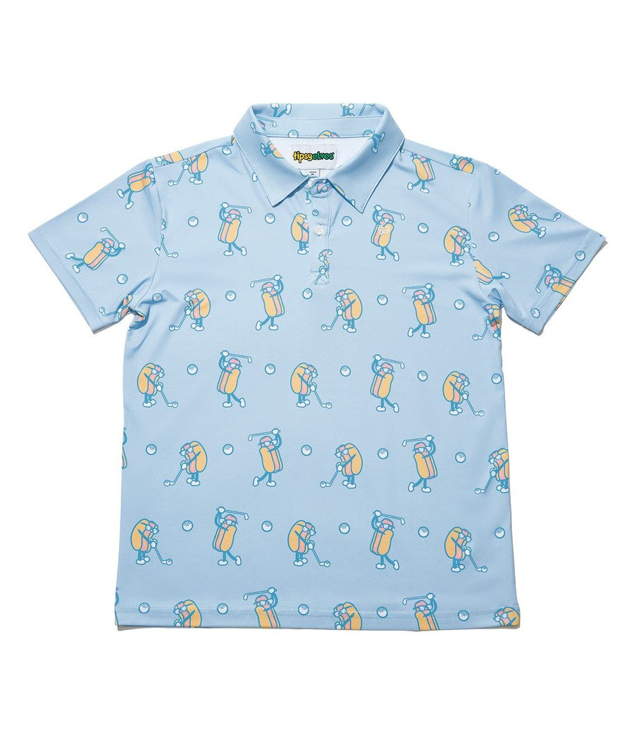 Sizzlin' Swing Golf Polo: Boy's Golf Outfits | Tipsy Elves