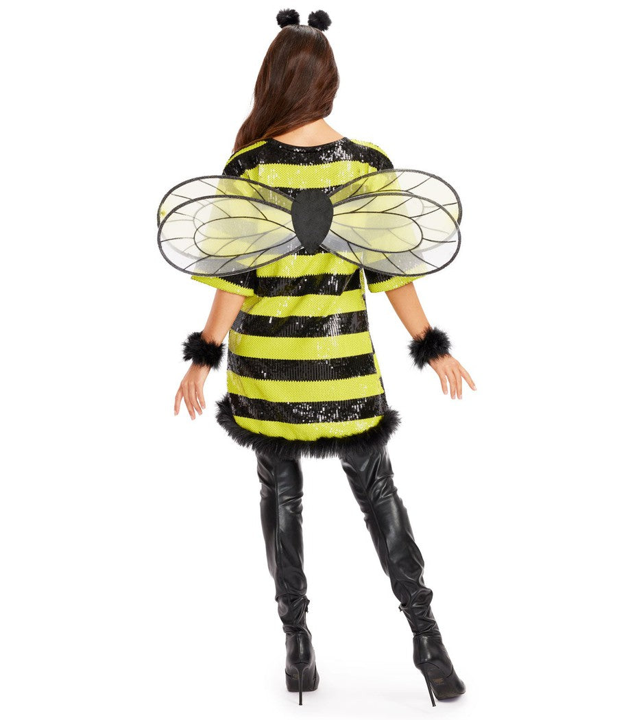 Sequined Bee Costume Dress Image 2