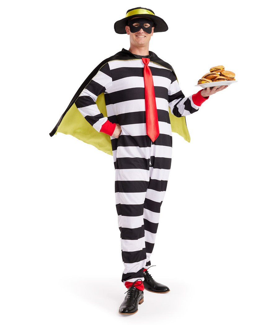 Men's Hamburger Thief Costume