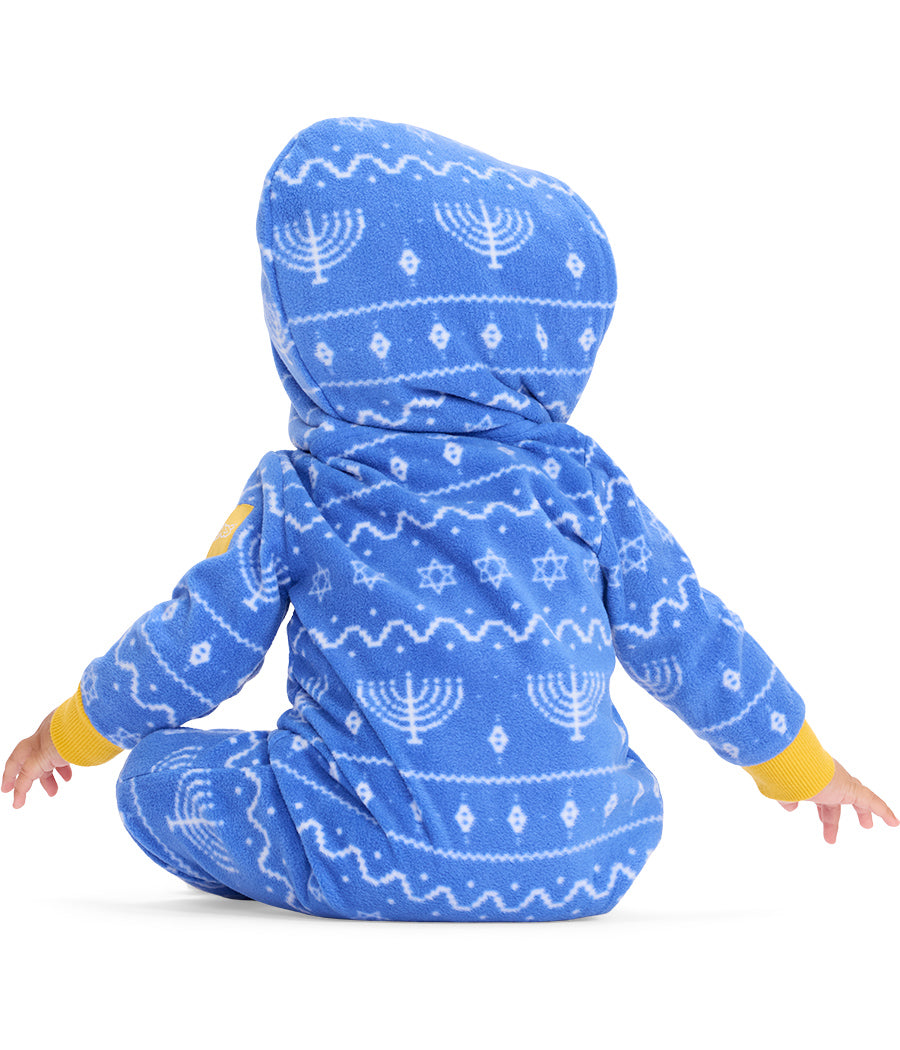 Baby Boy's Blue Hanukkah Jumpsuit Image 2