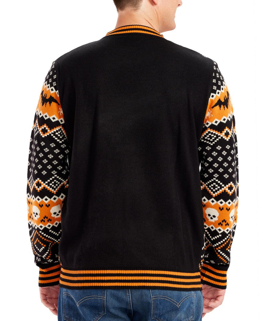 Men's Pumpkin Light Up Sweater Image 2