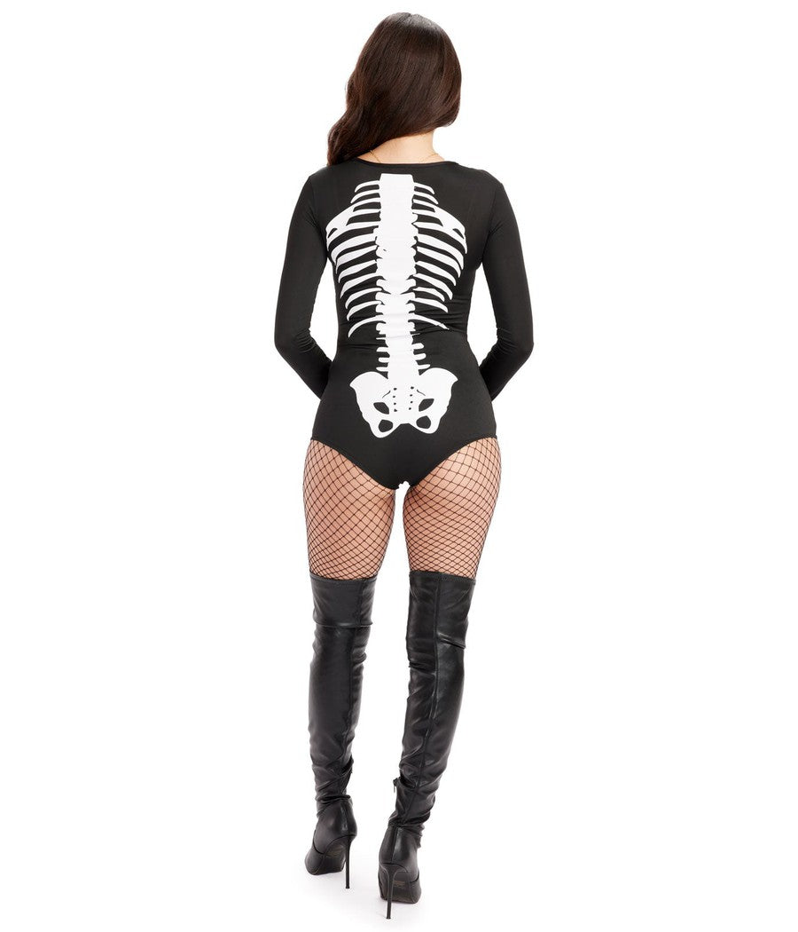 Sexy Skeleton Bodysuit Costume Image 2