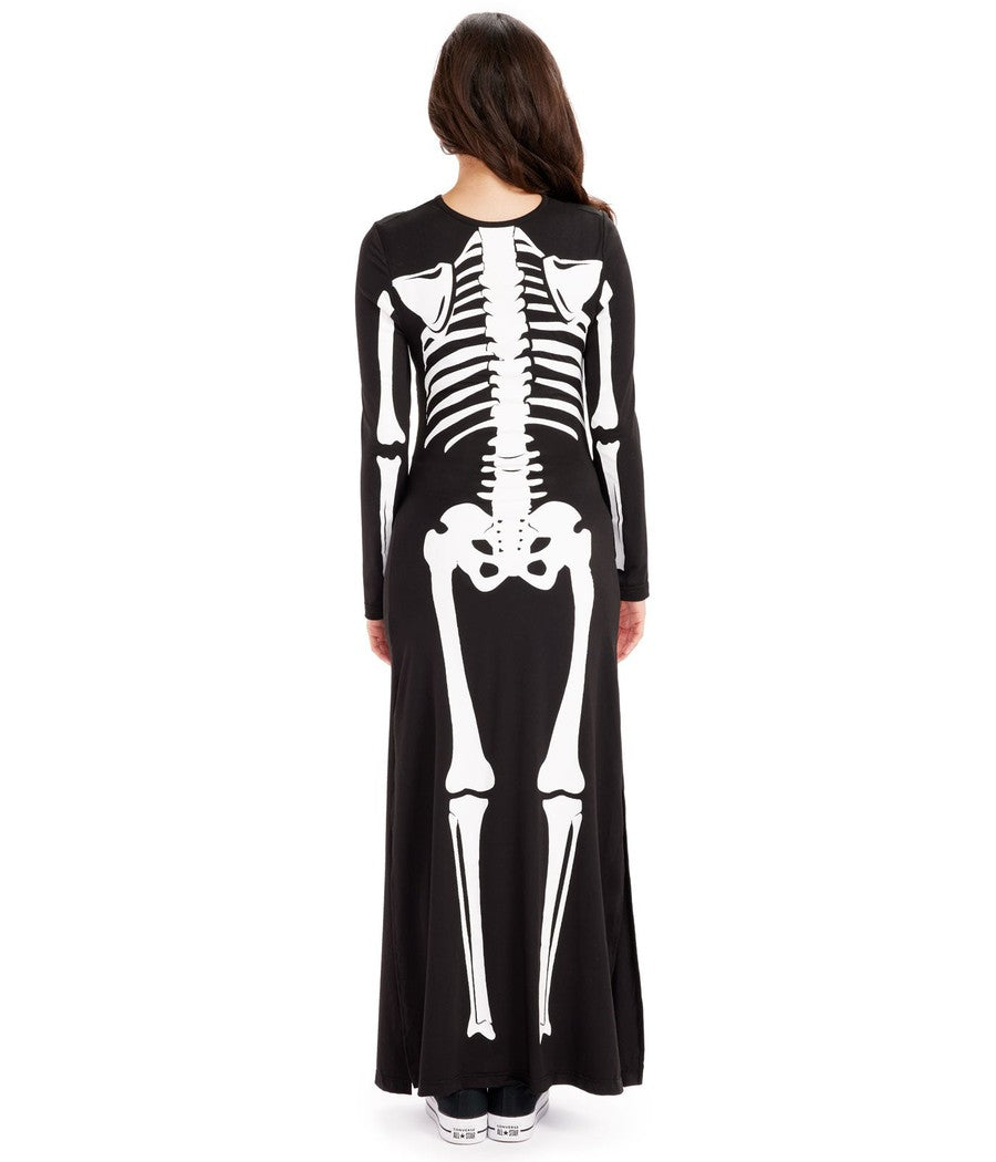 Pregnant Skeleton Maternity Costume Dress Image 2