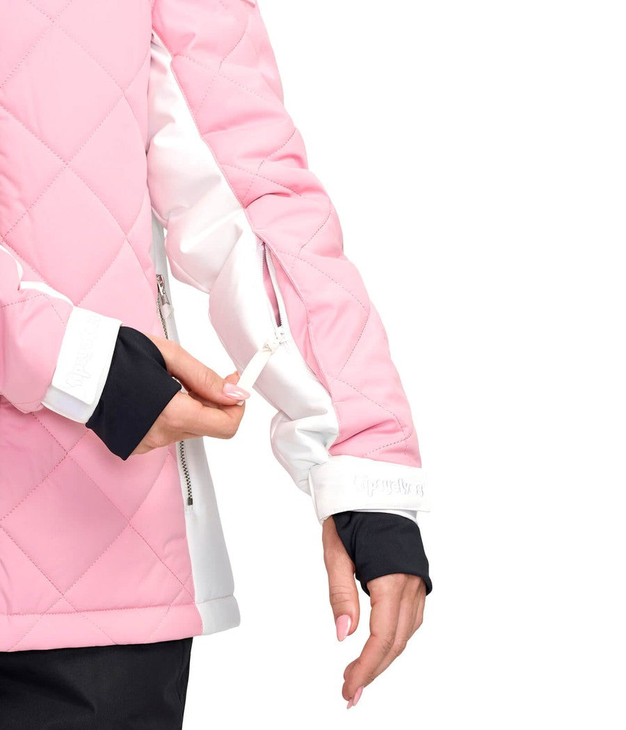 Bright pink hot sale ski jacket