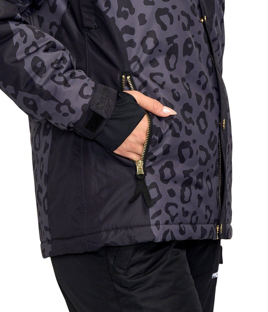 Women's Midnight Leopard Snowboard Jacket