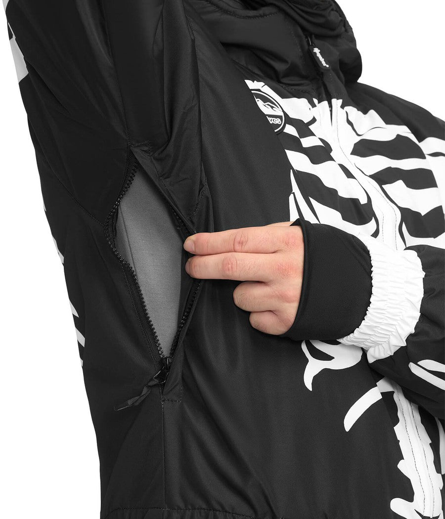 Skeleton Ski Suit: Men's Ski and Snowboard Apparel | Tipsy Elves