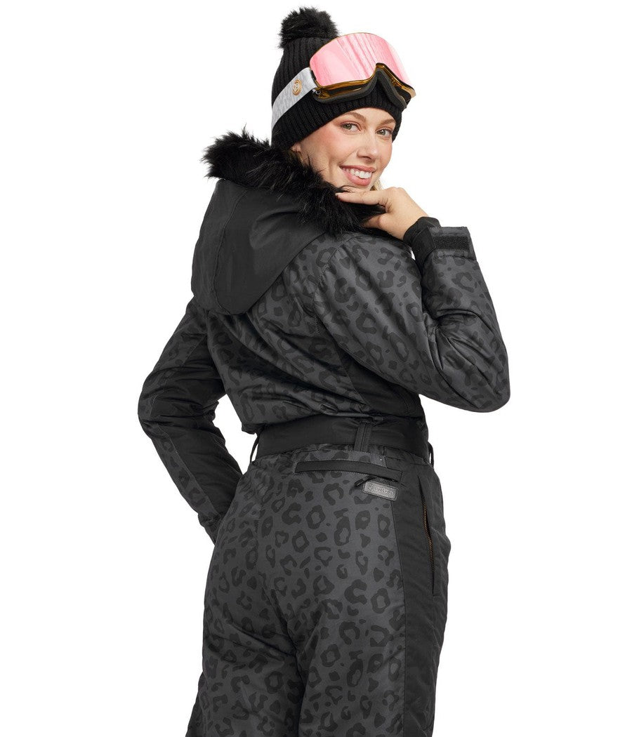 Women's Snow Leopard Ski Suit